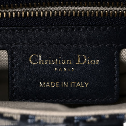 Christian Dior Oblique Saddle Bag Blue 6 of 11