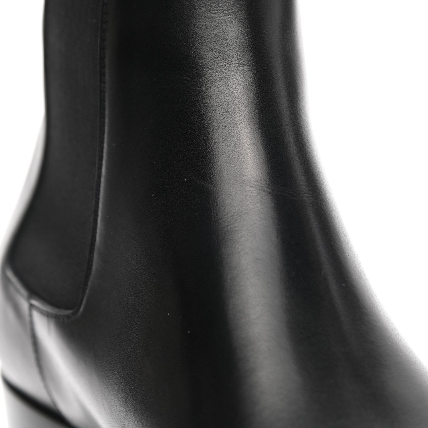 Saint Laurent Calfskin Mens Wyatt Chelsea Boots 41 Black 7 of 9