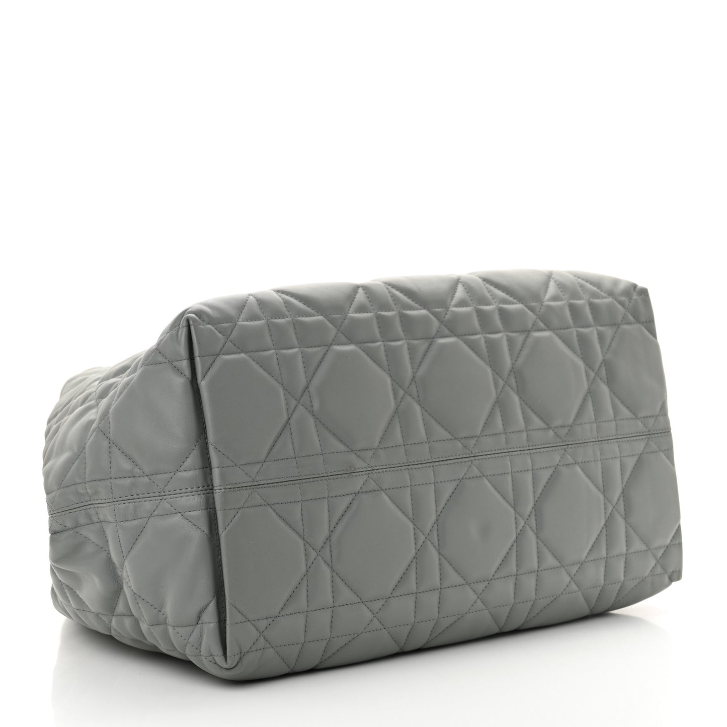 Calfskin Macrocannage Medium Toujours Grey