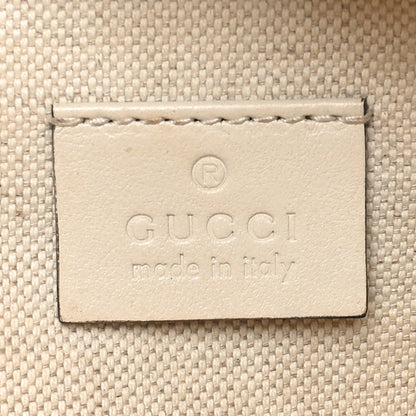 Gucci Calfskin GG Tennis Embossed Pocket Belt Bag Mystic White 6 of 11