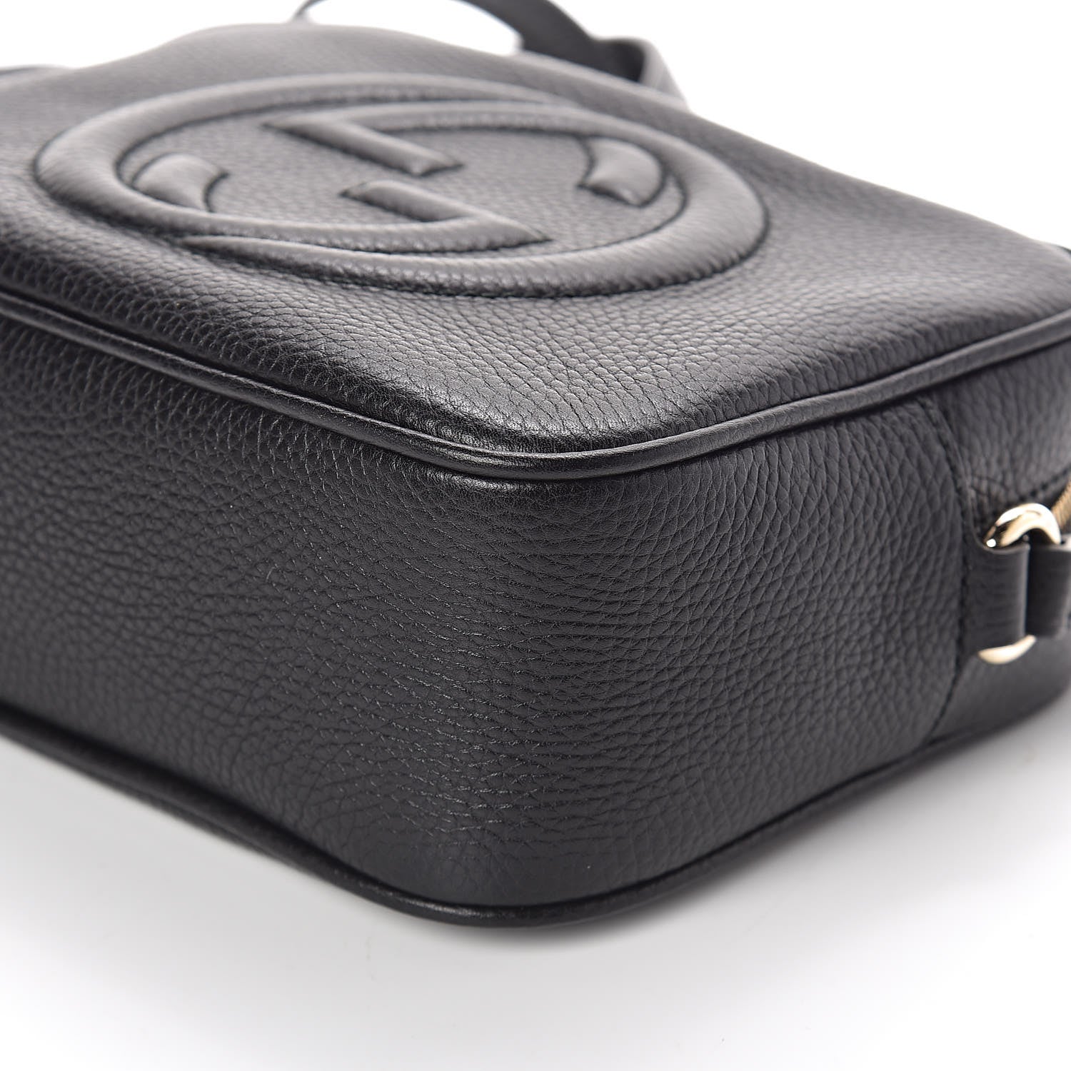 Gucci Pebbled Calfskin Small Soho Disco Bag Black 9 of 12