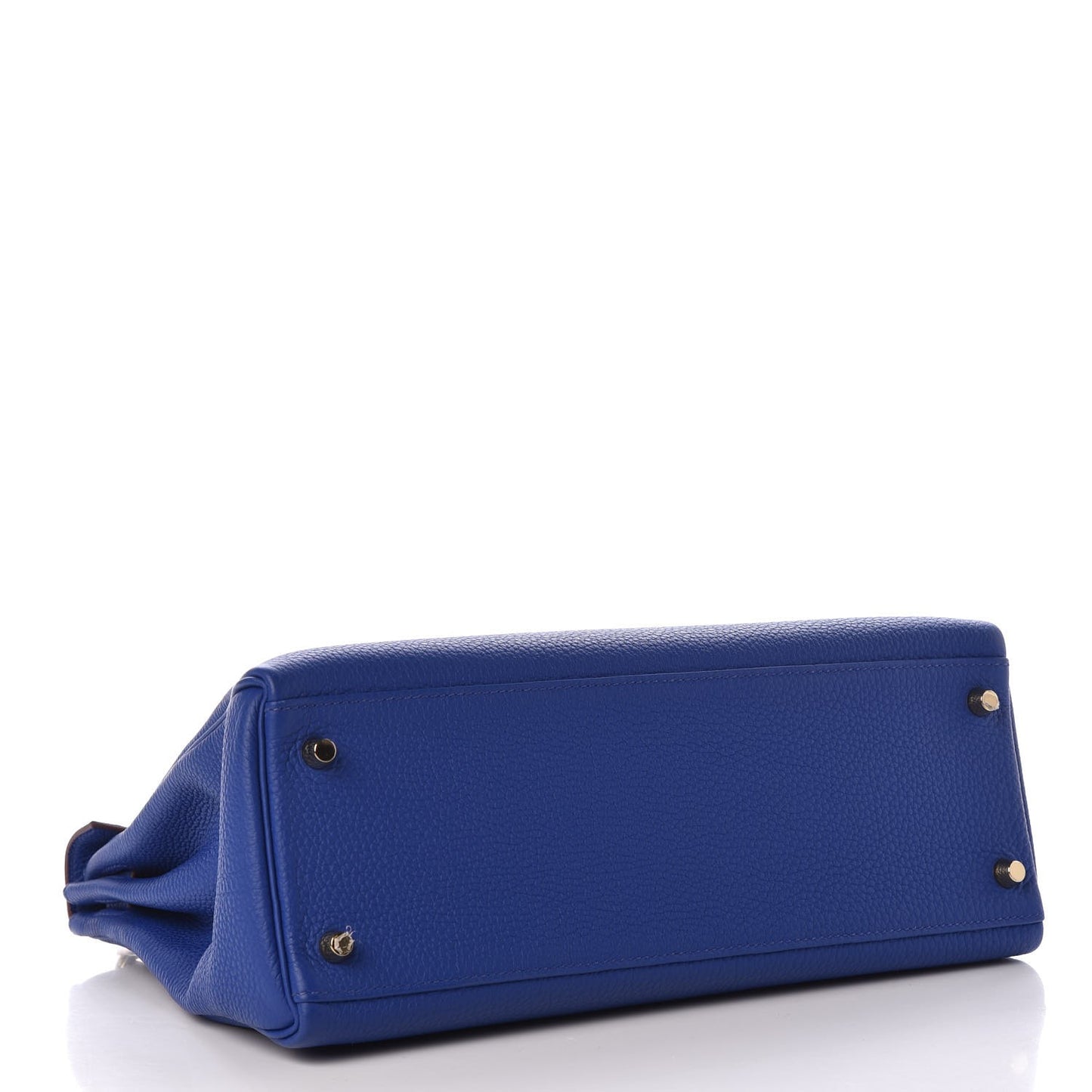 Togo Horseshoe Kelly Retourne 32 Bleu Electrique Rouge H
