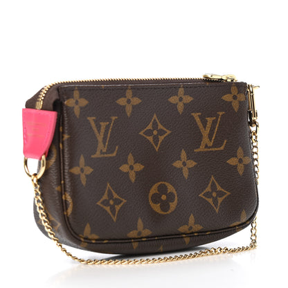 Louis Vuitton Monogram 2020 Christmas Animation Roller Coaster Mini Pochette Accessories Pivoine 2 of 4