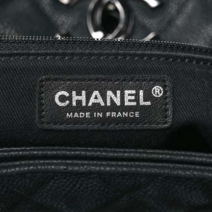 Chanel Iridescent Caviar Medium Lady Pearly Flap Black 6 of 8