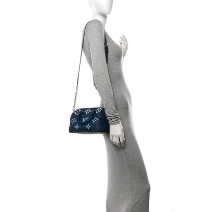Louis Vuitton Empreinte Monogram Giant Speedy Bandouliere 20 Degrade Blue 2 of 10