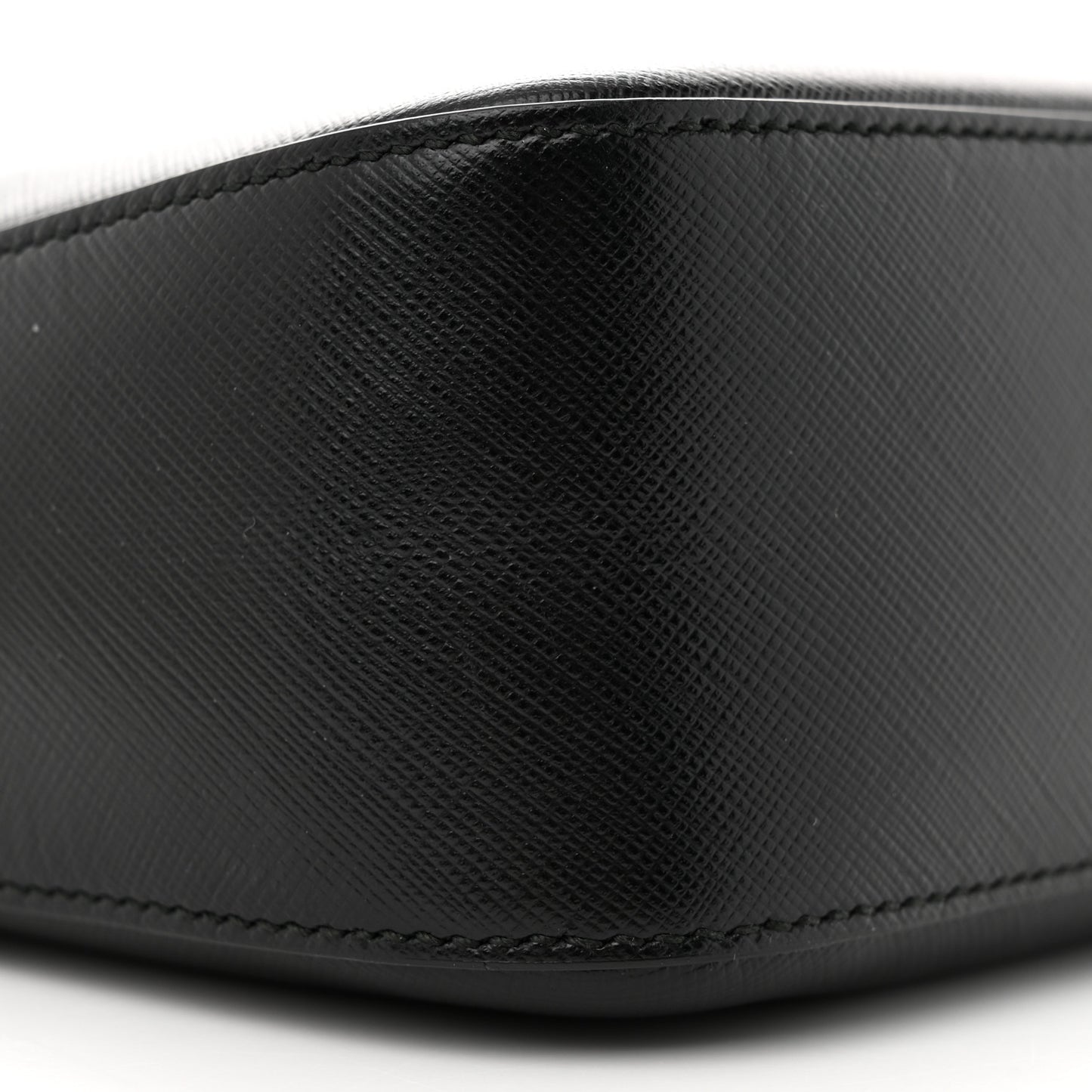 Hammered Calfskin Lydia Bow Camera Bag Black