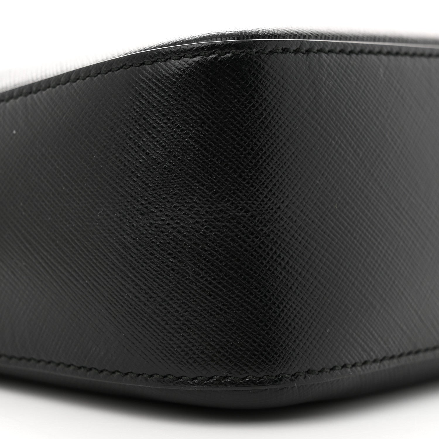 Salvatore Ferragamo Hammered Calfskin Lydia Bow Camera Bag Black 9 of 10