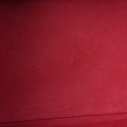 Saint Laurent Linen Fringe Medium Cabas ChYc Red 13 of 19
