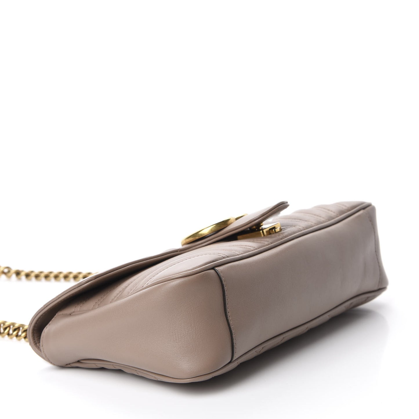 Calfskin Matelasse Small GG Marmont Shoulder Bag Porcelain Rose