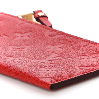 Louis Vuitton Empreinte Felicie Chain Wallet Zippered Insert Cherry 9 of 10