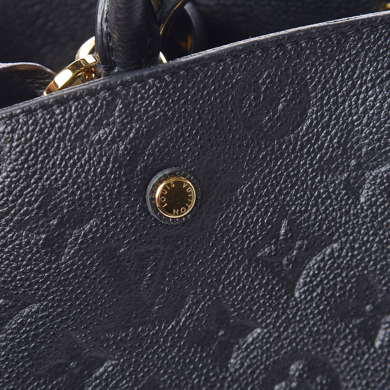 Louis Vuitton Empreinte Montaigne MM Black 12 of 19