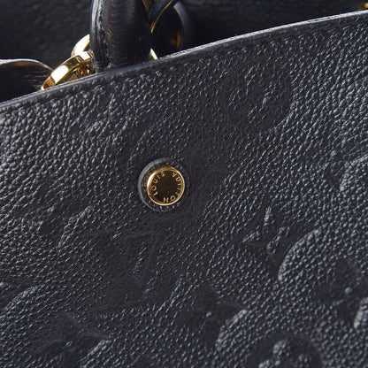 Louis Vuitton Empreinte Montaigne MM Black 12 of 19