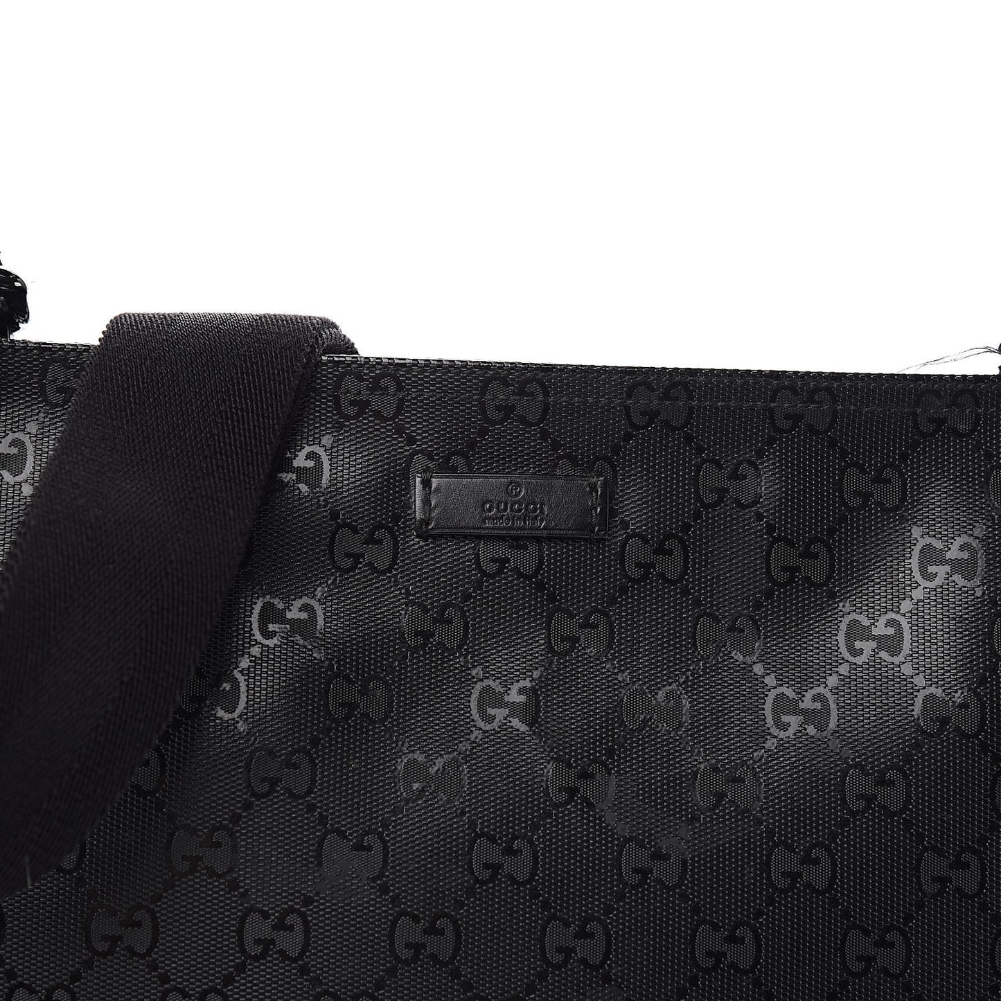 Imprime Monogram Medium Flat Messenger Bag Black