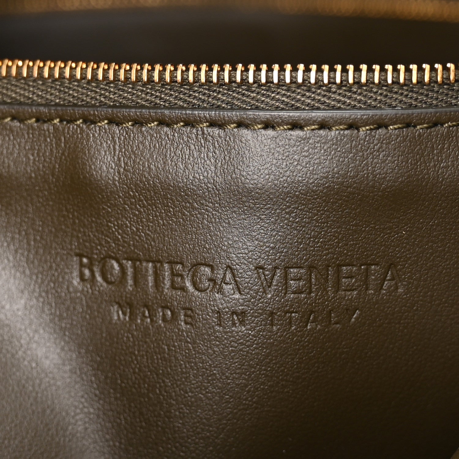 Bottega Veneta Calfskin Intrecciato Large Hop Kaki 5 of 9