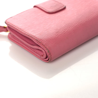 Prada Vitello Move Compact Wallet Geranio 13 of 19