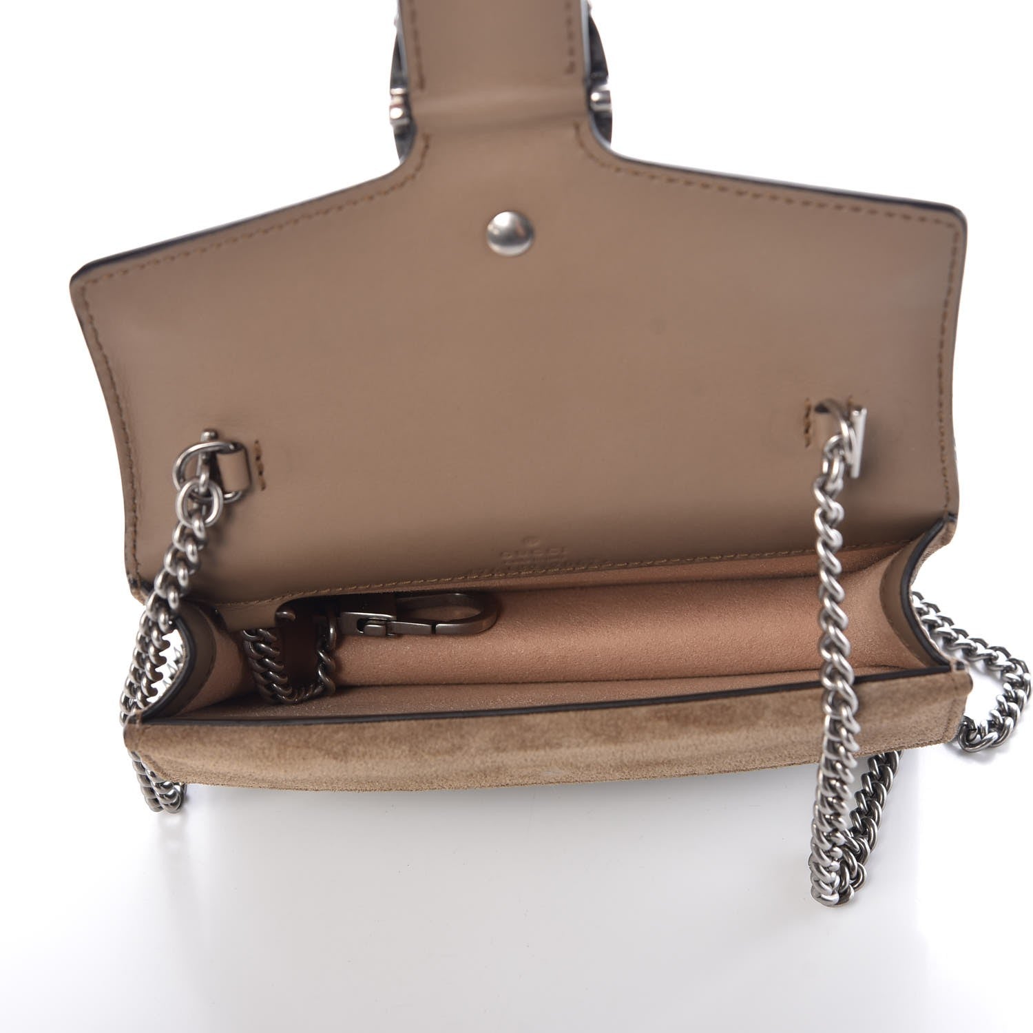 Gucci GG Supreme Monogram Super Mini Dionysus Shoulder Bag Taupe 5 of 7
