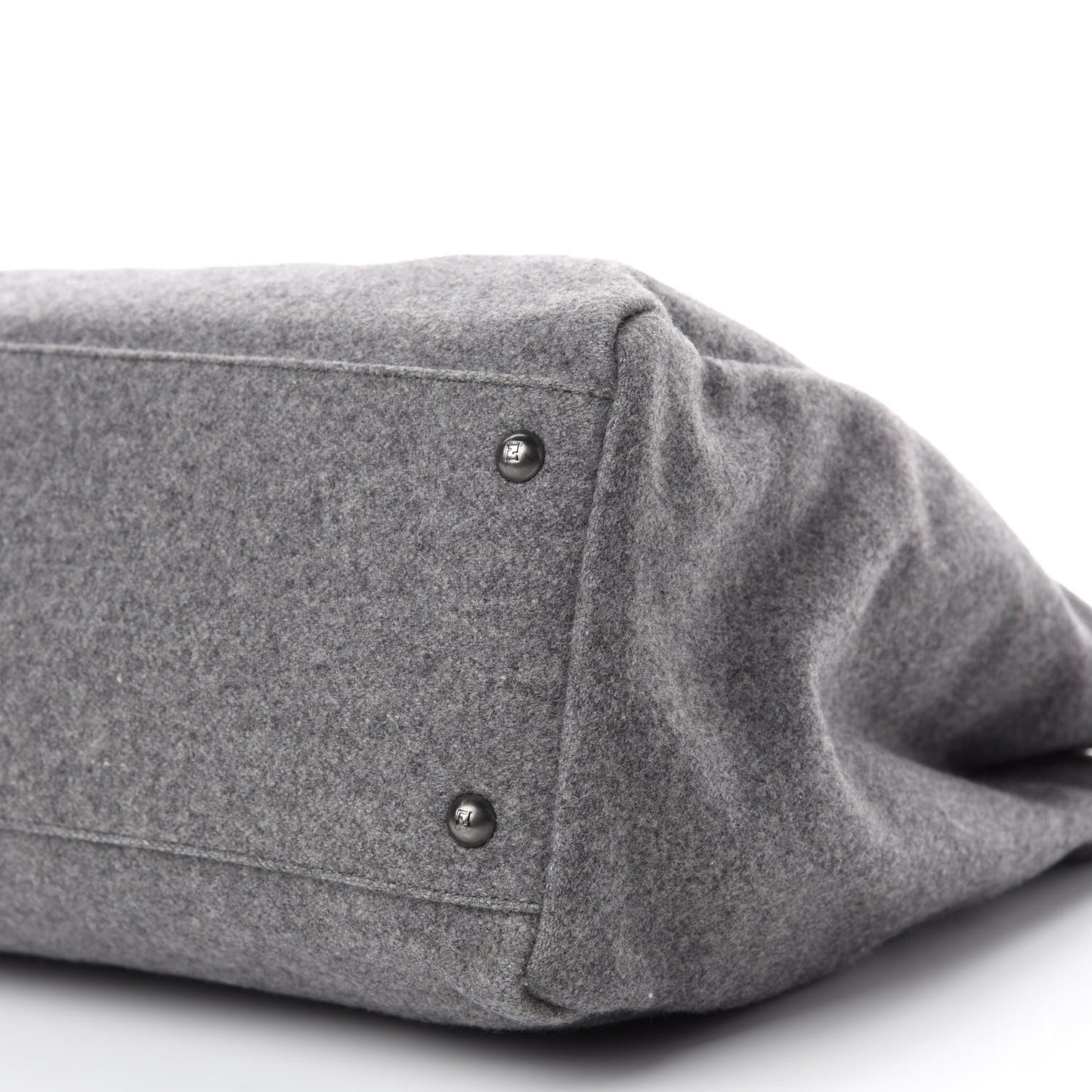 Flannel Large Peekaboo Iconic Satchel Grey