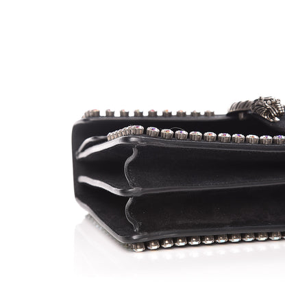 Gucci Suede Crystal Small Dionysus Shoulder Bag Black 5 of 10