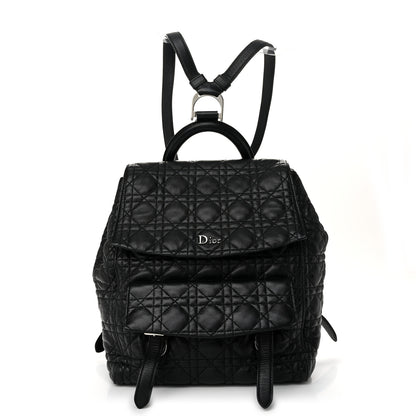 Christian Dior Lambskin Cannage Large Stardust Backpack Black 1 of 12