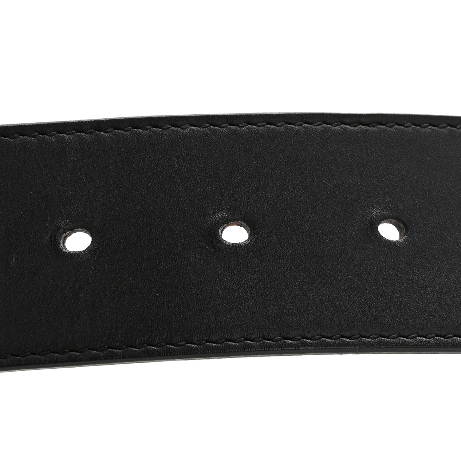 Gucci Nylon Textured Dollar Calfskin Double G Web 40mm Belt 90 36 Green Red Dark Cocoa 3 of 8