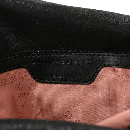 Stella McCartney Shaggy Deer Mini Falabella Fold Over Tote Black 5 of 10