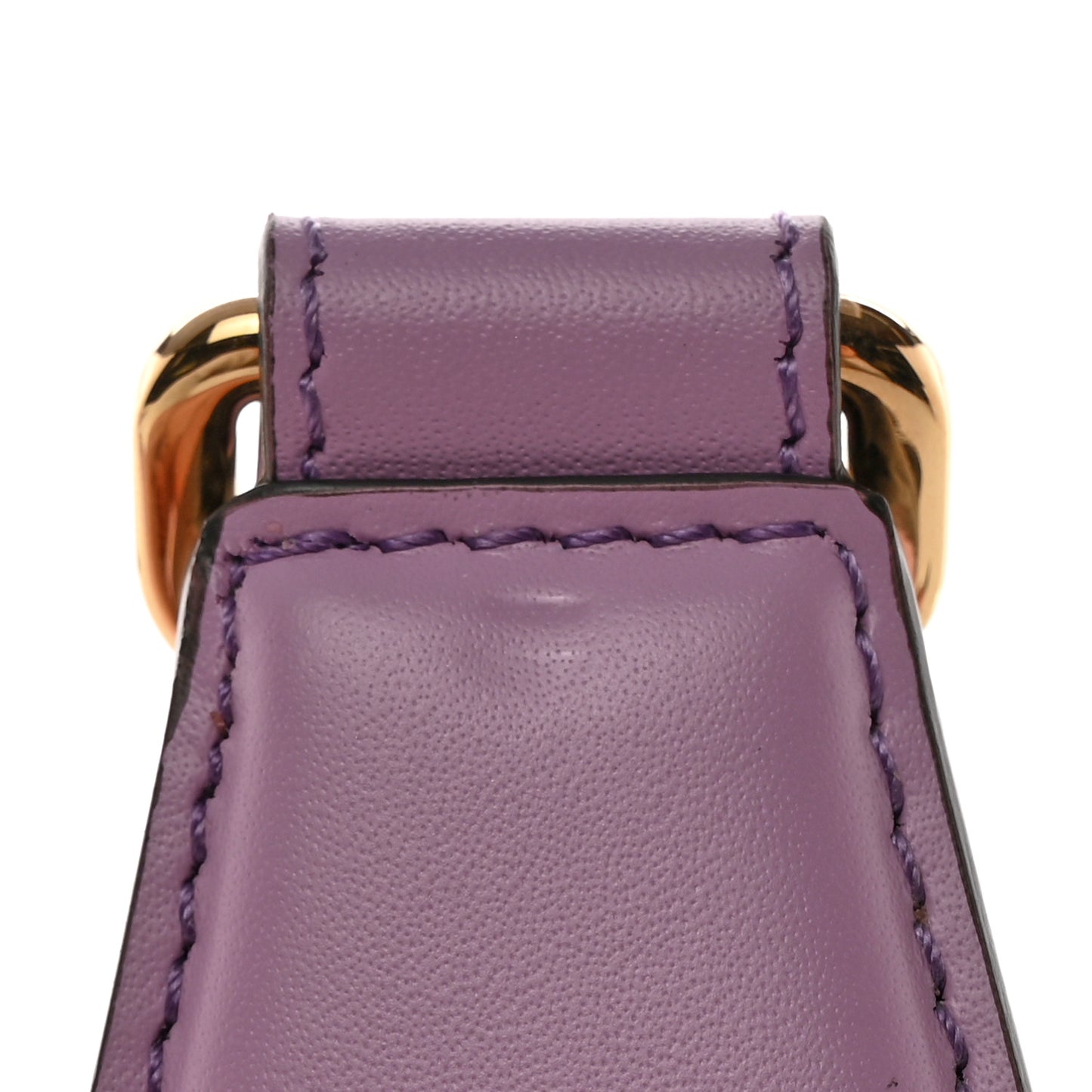 Jacquard Ribbon Vitello King FF Bi-Color Intreccio Adjustable Strap You Violetta Crema