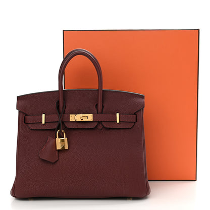 Hermes Togo Birkin 25 Rouge H 11 of 11