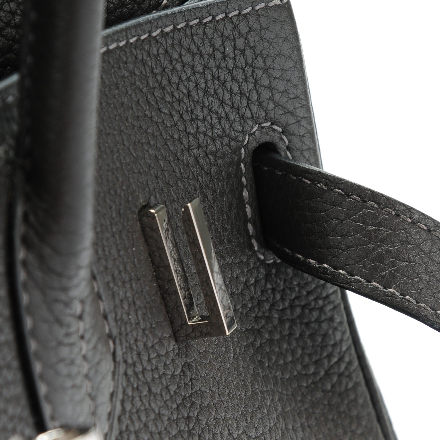 Hermes Taurillon Clemence Birkin 30 Graphite 17 of 25