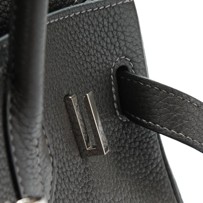 Hermes Taurillon Clemence Birkin 30 Graphite 17 of 25