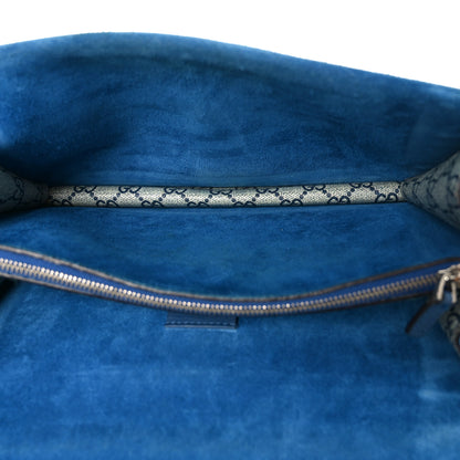Gucci GG Supreme Monogram Blooms Small Dionysus Shoulder Bag Beige Navy Vintage Blue 5 of 10