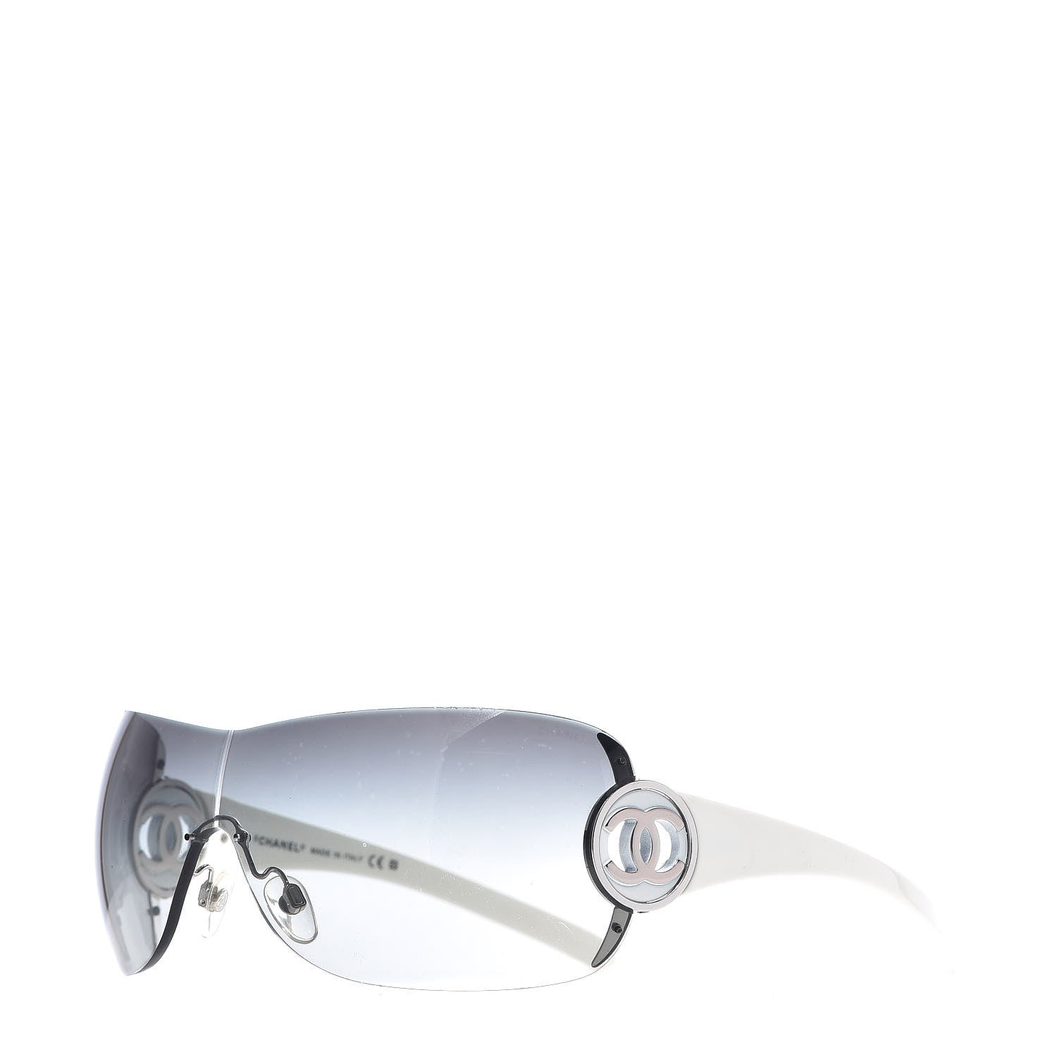 Chanel CC Sunglasses 4145 White 1 of 8