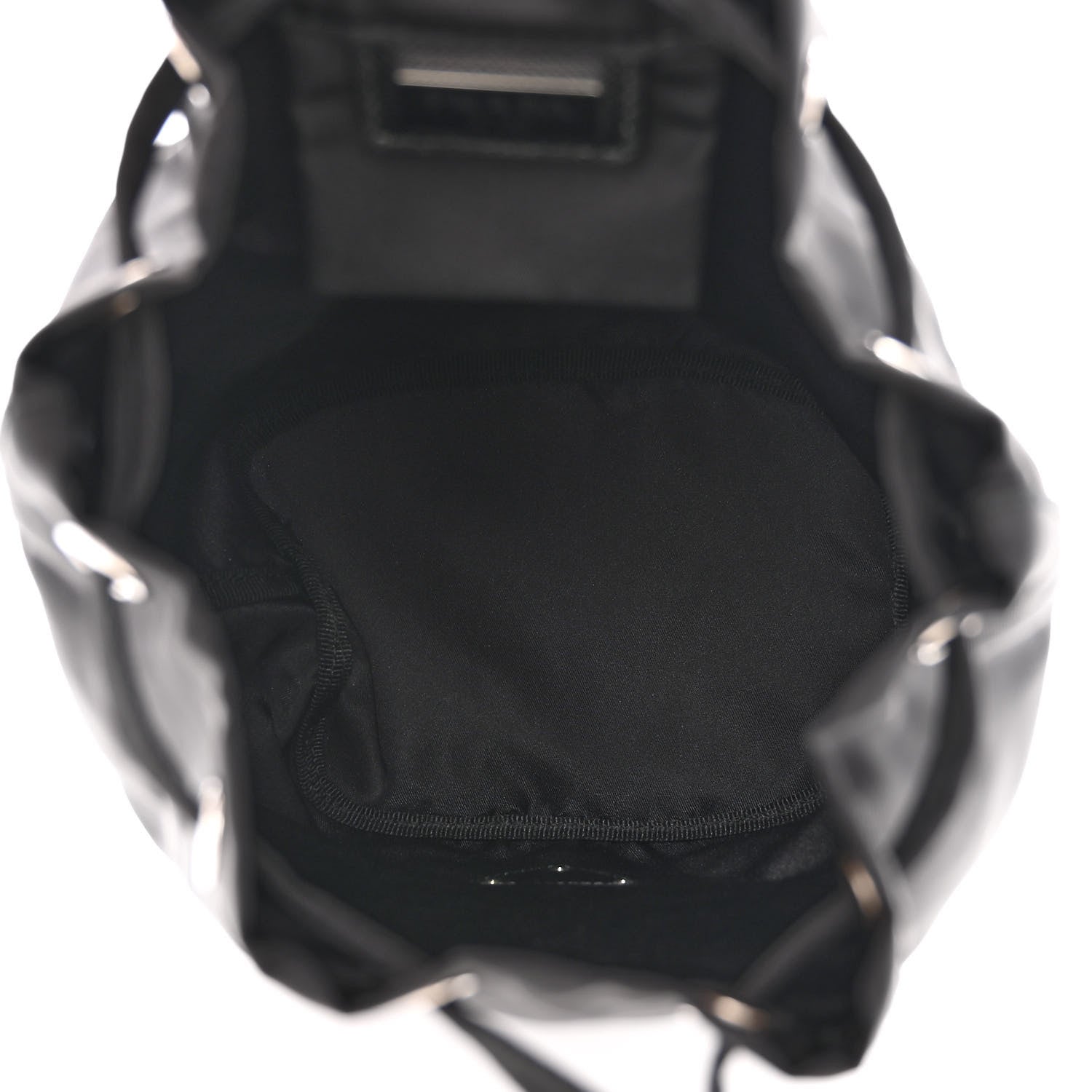 Prada Nylon Vela Drawstring Pouch Black 4 of 10