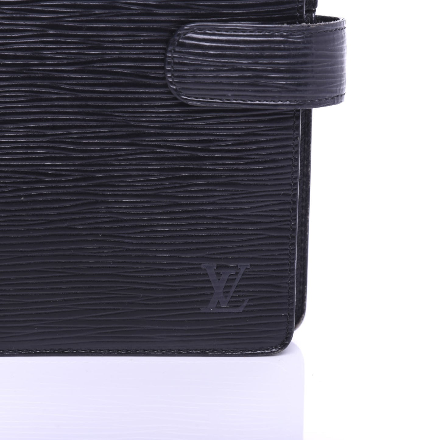 Epi Medium Ring Agenda Cover Black