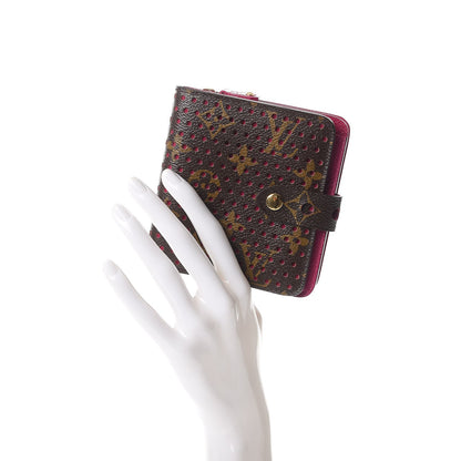 Louis Vuitton Monogram Perforated Compact Zipped Wallet Fuchsia 2 of 9