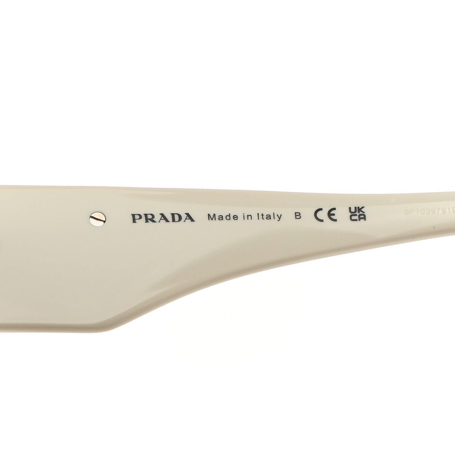 Prada Acetate Symbole Sunglasses SPR 14Z Talc 6 of 7