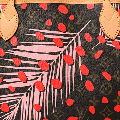Louis Vuitton Monogram Jungle Dots Neo Neverfull MM Sugar Pink Poppy 8 of 12
