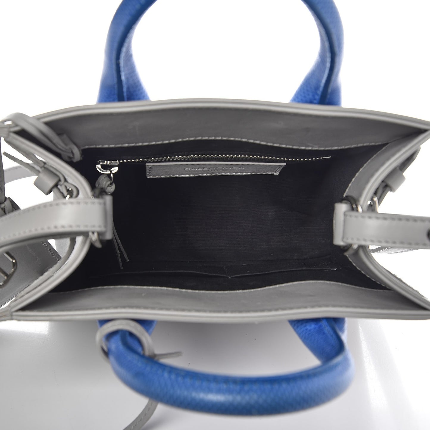 Smooth Calfskin Acrochord Mini All Afternoon Gris Cyan