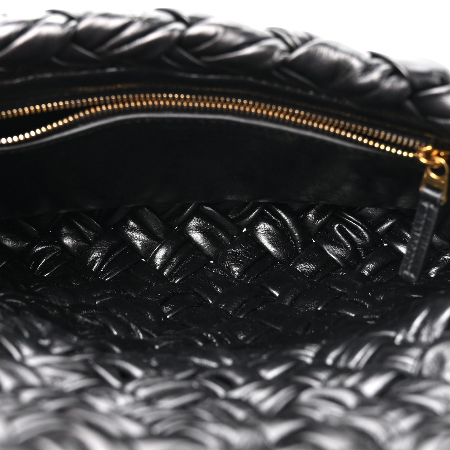 Calfskin Foulard Intreccio Kalimero Città Shoulder Bag Black