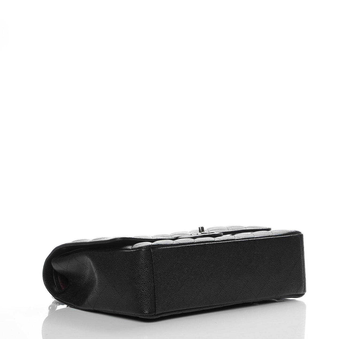 Caviar Quilted Maxi Double Flap Black