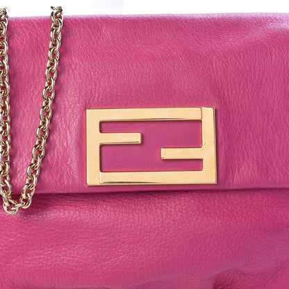 Fendi Vitello Flamingo Fendista Pouchette Crossbody Lampone 17 of 17