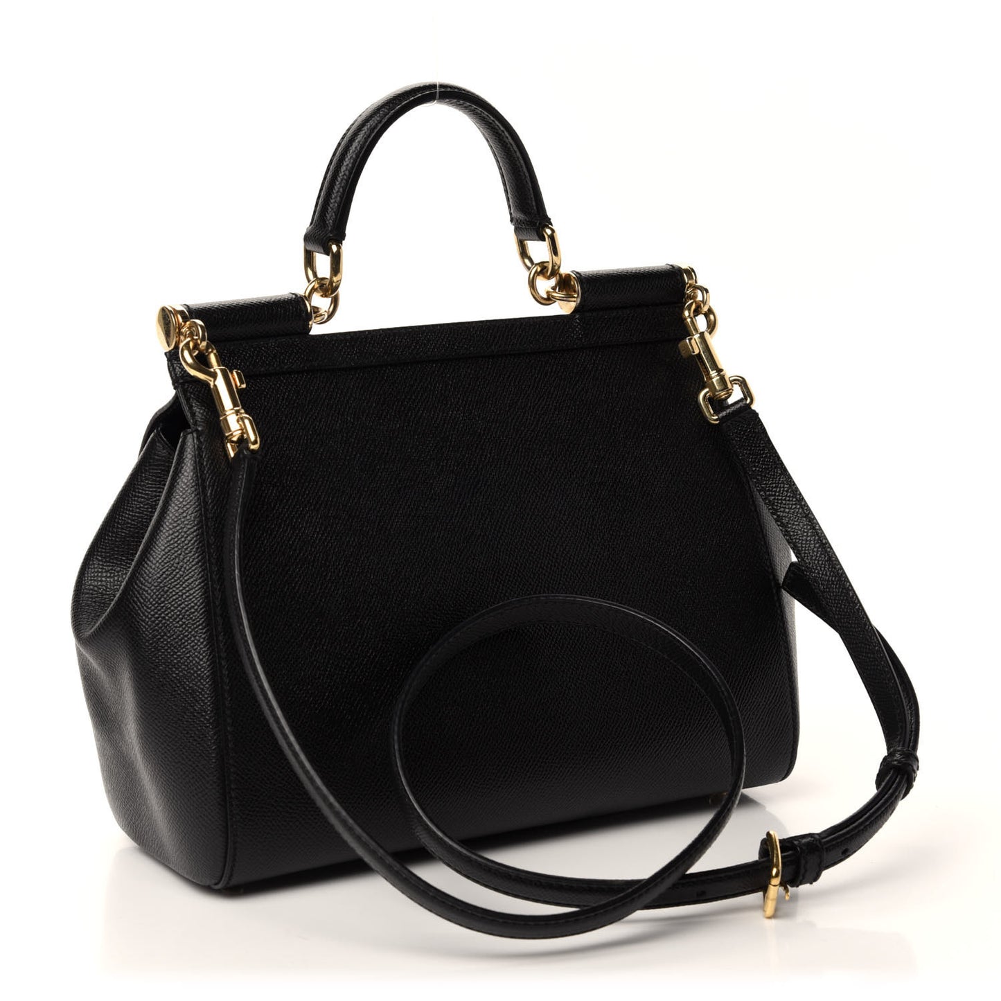Dauphine Medium Miss Sicily Satchel Black