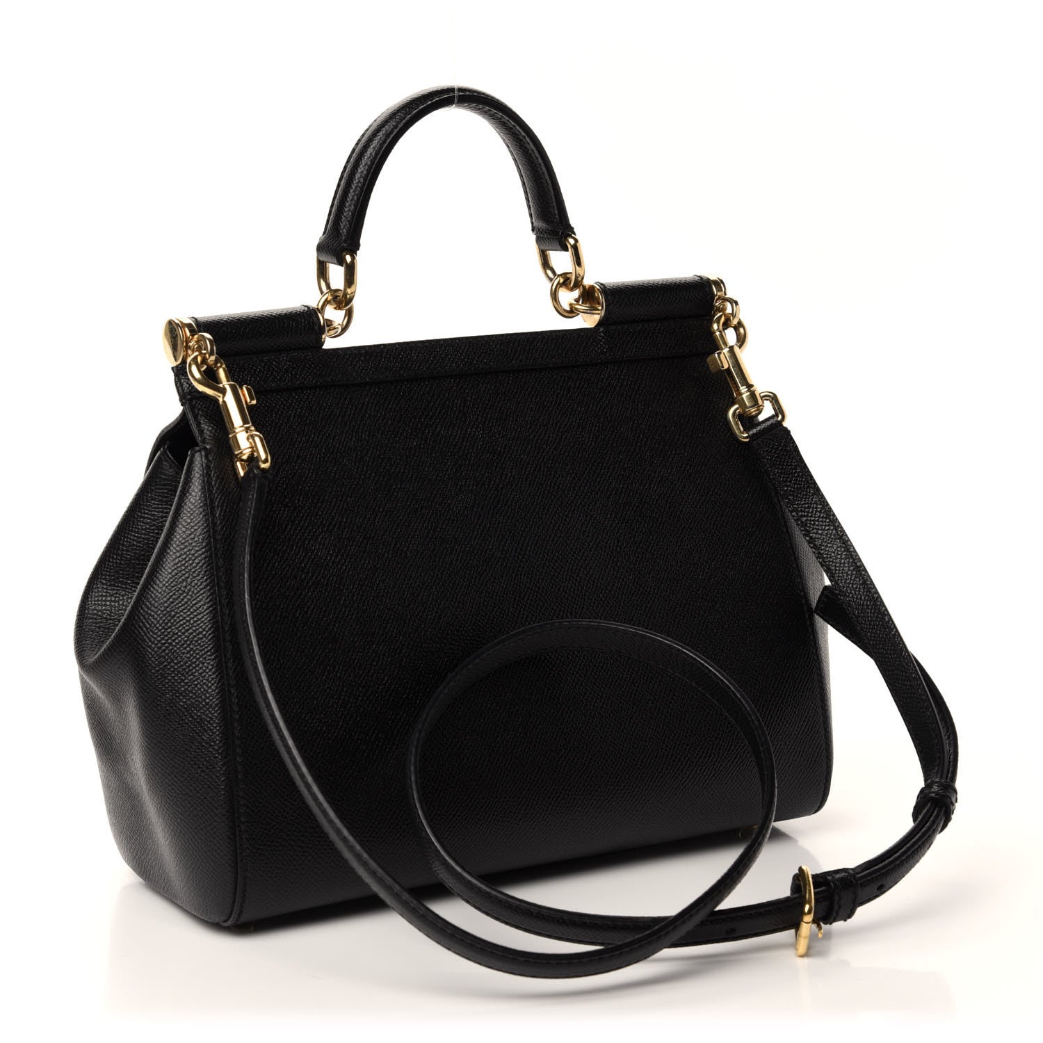 Dolce & Gabbana Dauphine Medium Miss Sicily Satchel Black 3 of 13