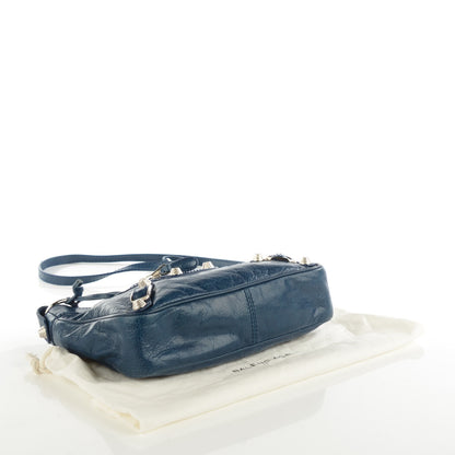 Balenciaga Agneau Giant 12 Silver Hardware Hip Bleu Mineral 4 of 7
