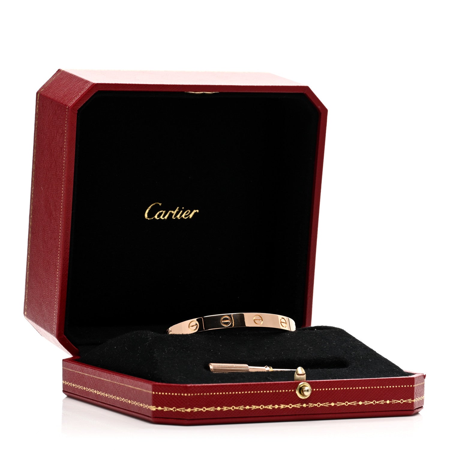Cartier 18K Pink Gold LOVE Bracelet 16 5 of 5