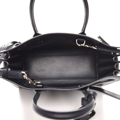 Saint Laurent Grained Calfskin Baby Sac De Jour Marine 6 of 8