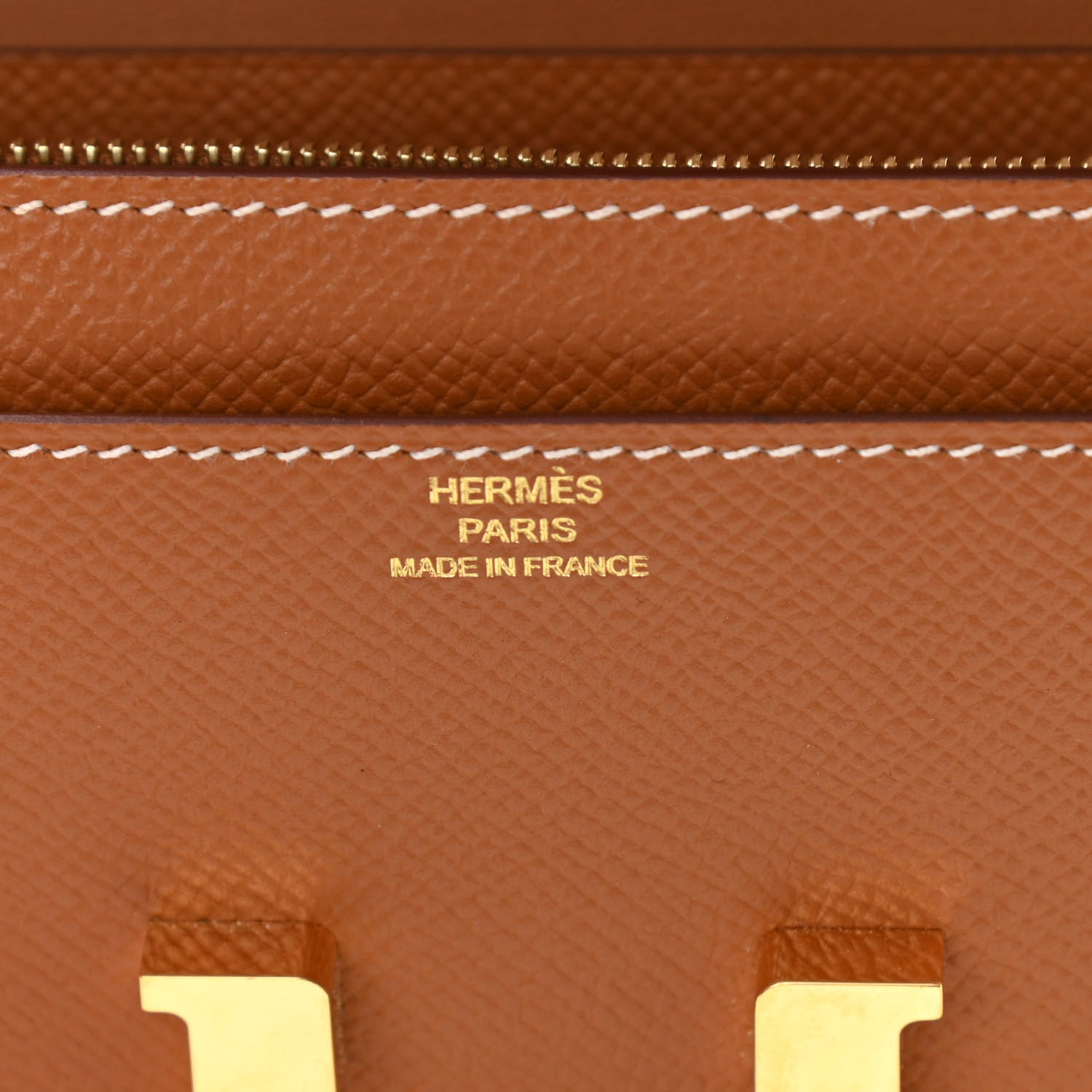 Hermes Epsom Constance Long Wallet To Go Gold 7 of 13