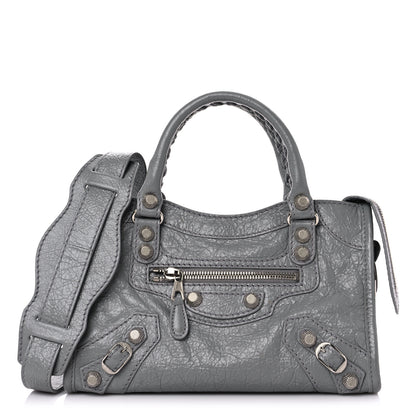 Balenciaga Agneau Giant 12 Silver Hardware Mini City Gris Haussmannien 1 of 11