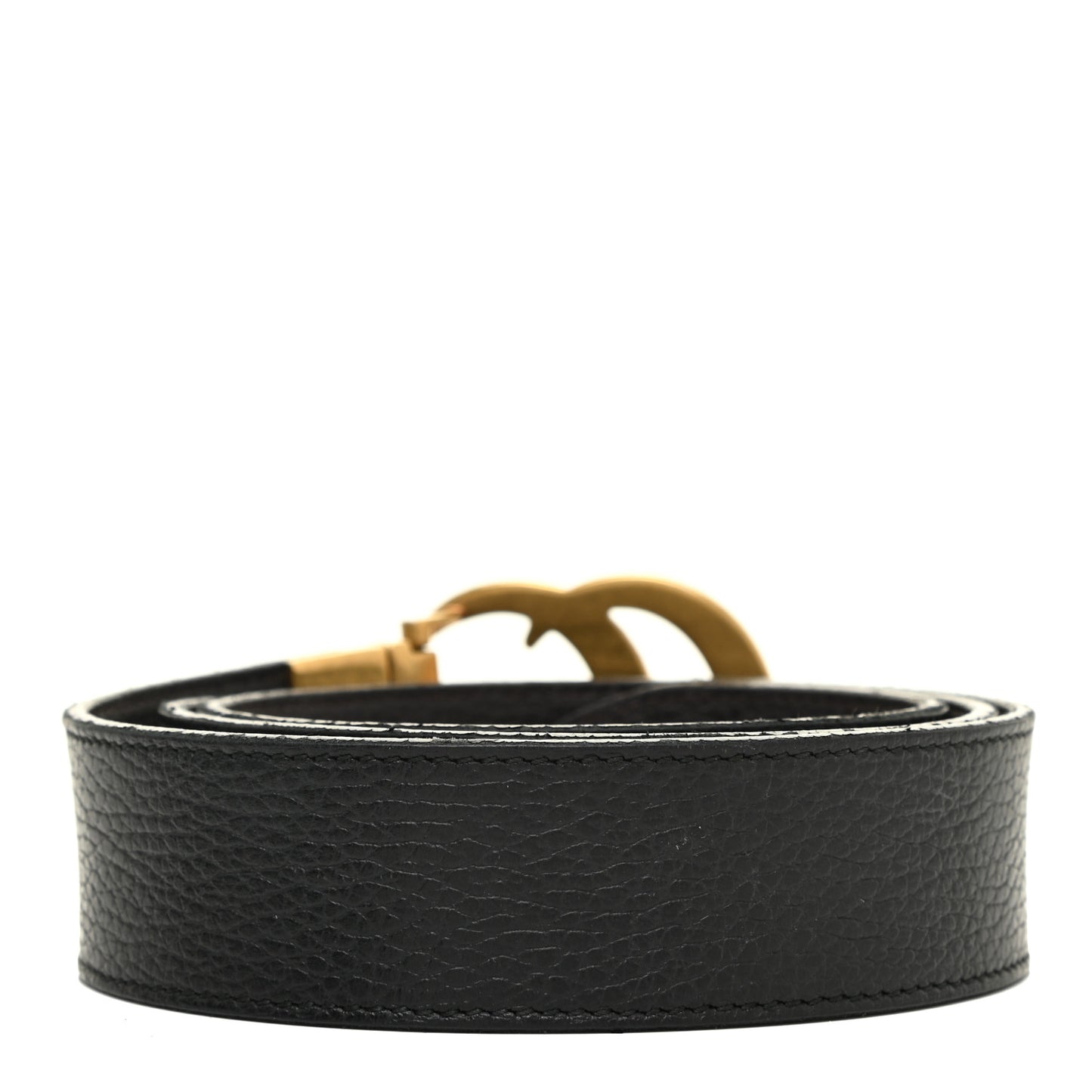 Calfskin Double G Reversible 37mm Belt 95 38 Black Cocoa