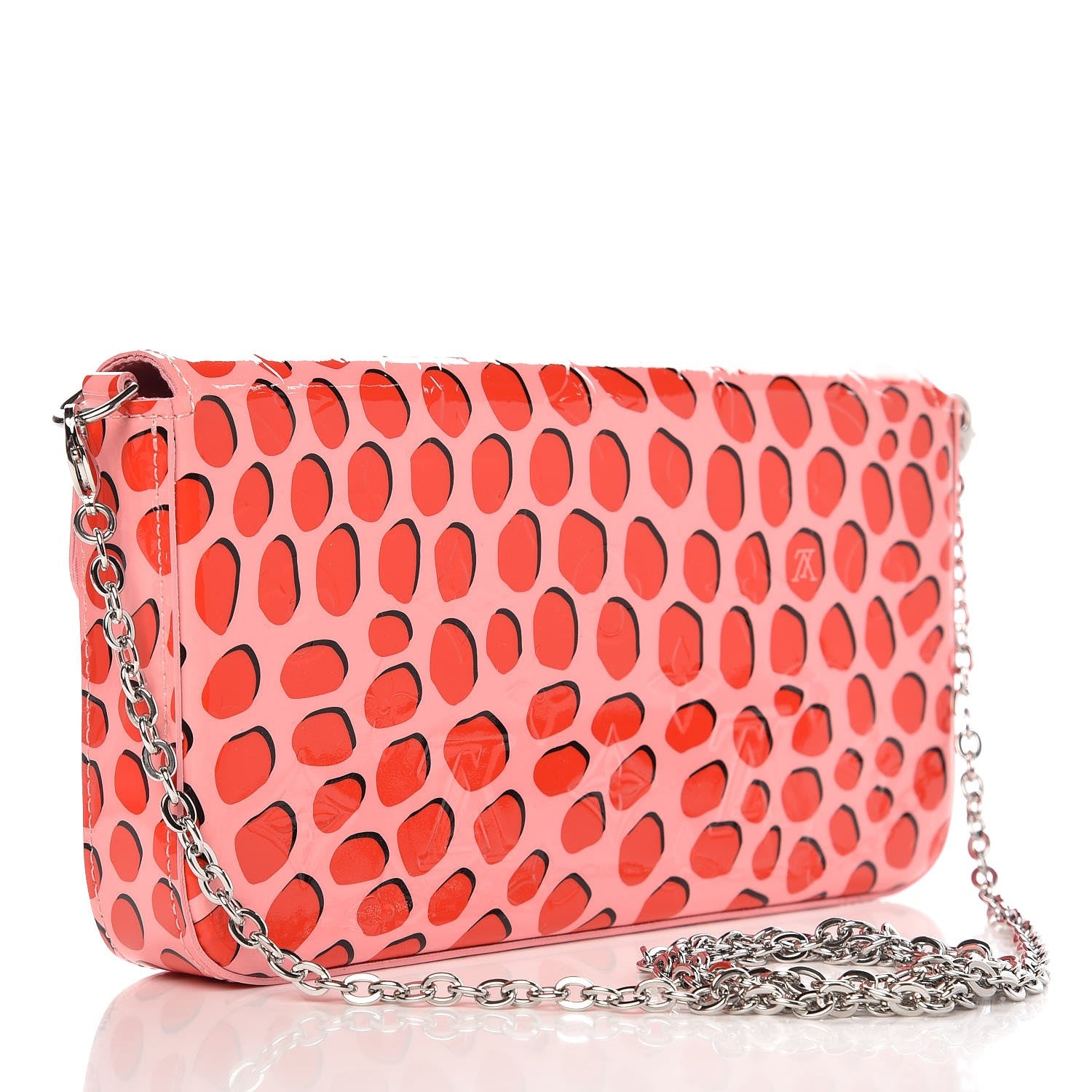 Louis Vuitton Vernis Jungle Dots Pochette Felicie Sugar Pink Poppy 3 of 8