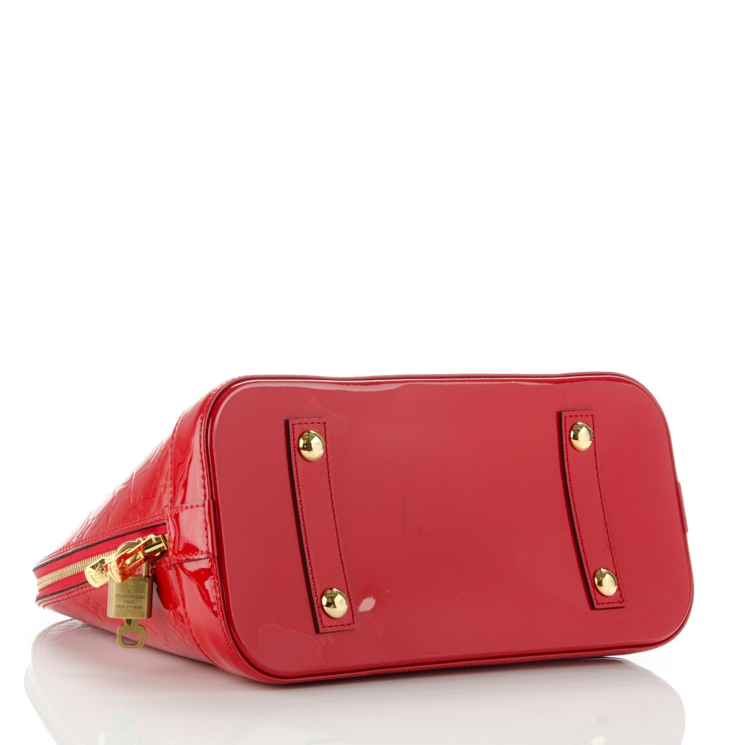 Louis Vuitton Vernis Alma PM Cherry 4 of 9